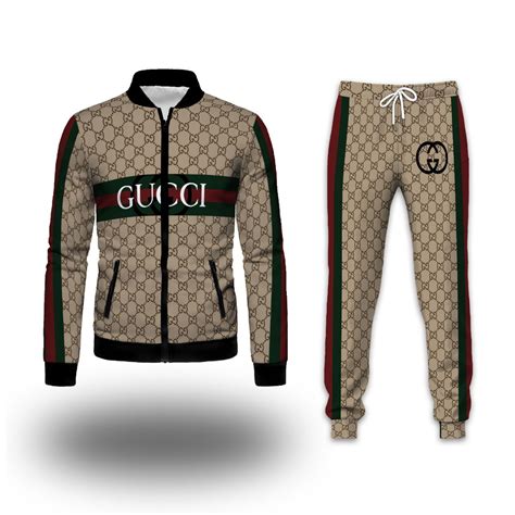 gucci tracksuit mens fake|men's gucci tracksuit for sale.